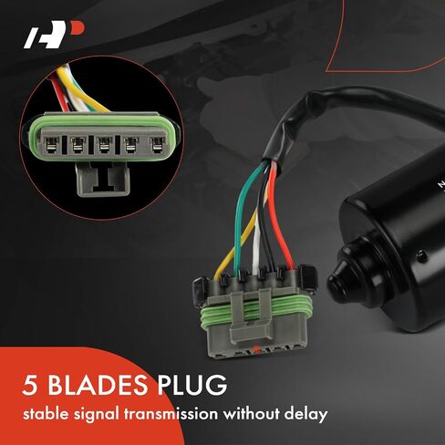 A-Premium Front Windshield Wiper Motor Compatible with Freightliner Cascadia 2008-2017, Century Class 2000-2006, Columbia, Coronado & International Harvester Durastar, LoneStar, ProStar, WorkStar 7600 in Saudi Arabia
