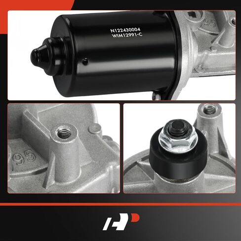 A-Premium Front Windshield Wiper Motor Compatible with Freightliner Cascadia 2008-2017, Century Class 2000-2006, Columbia, Coronado & International Harvester Durastar, LoneStar, ProStar, WorkStar 7600 in Saudi Arabia