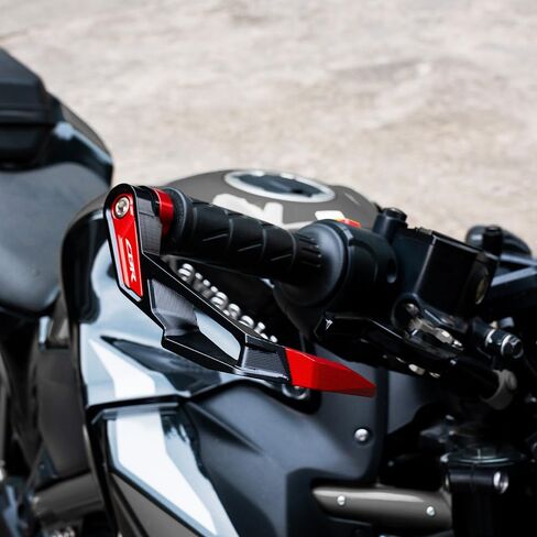 واقيات اليد للدراجات النارية CNC متوافقة مع CBR 600RR 1000RR 929RR 900RR 1100X CBR600RR CBR1000RR CBR250RR ملحقات حماية رافعة قابض الفرامل (أحمر) in Kuwait