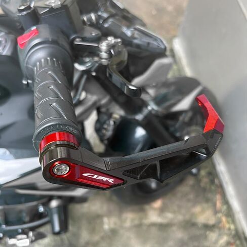 واقيات اليد للدراجات النارية CNC متوافقة مع CBR 600RR 1000RR 929RR 900RR 1100X CBR600RR CBR1000RR CBR250RR ملحقات حماية رافعة قابض الفرامل (أحمر) in Kuwait