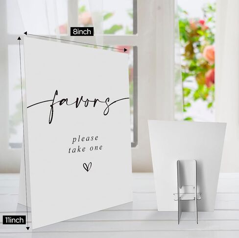 Thank You Wedding Sign 8 x 11 Inch, Thank You for Coming, Please Take One Sign, Bridal Shower Sign, Wedding Favors Sign, Anniversary Party Sign-WDS12 in Saudi Arabia