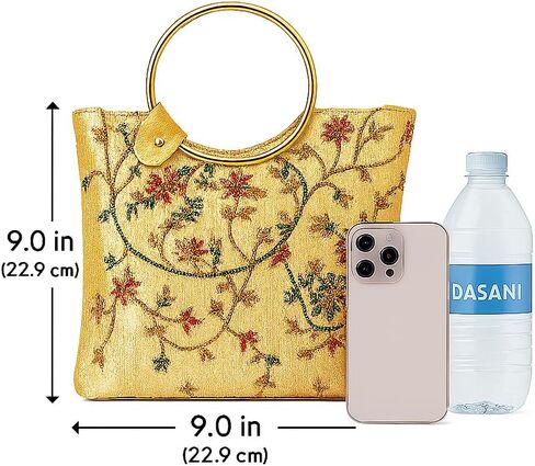 حقيبة كروس هندية عرقية للنساء | مصنوع يدويًا، مطرز، مثالي لحفلات الزفاف والمناسبات الخاصة in Kuwait