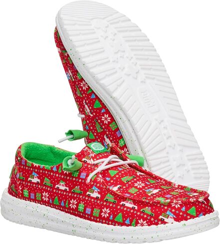 Hey Dude Wendy Winter Sweater Navy/Multi Size 8, Women’s Shoes, Women’s Slip-on Loafers, Comfortable & Light-Weight in Saudi Arabia