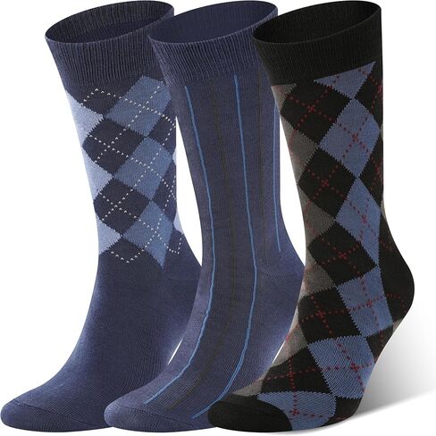 BAMBOO COOL Men's Crew Socks Bamboo Viscose Breathable Dress Socks For Men, Casual Lightweight Comfort 6 Pack in Kuwait