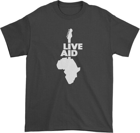 تي شيرت FerociTees للرجال Live Aid Guitar in Kuwait