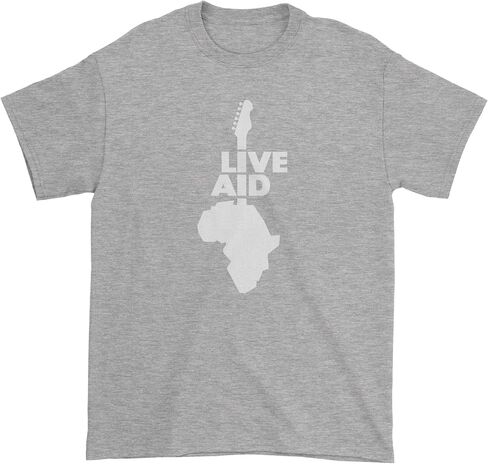 تي شيرت FerociTees للرجال Live Aid Guitar in Kuwait