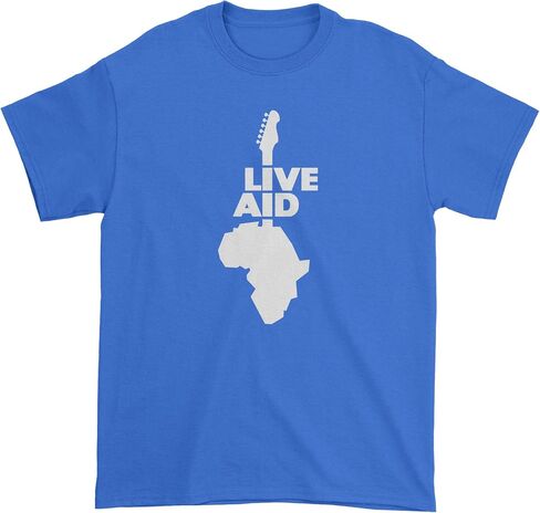 تي شيرت FerociTees للرجال Live Aid Guitar in Kuwait