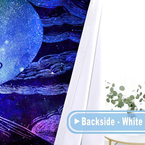 ستارة نافذة تعتيم لغرفة الأطفال الهالوين، مقاومة للماء وموفرة للطاقة والخصوصية كابوس عيد الميلاد سالي جاك ستارة حماية الخصوصية معزولة حراريًا لغرفة المعيشة وغرفة النوم 42 عرض × 63 طول بوصة in Kuwait