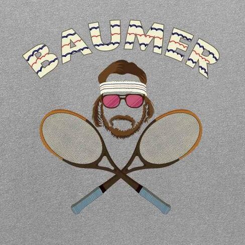 تي شيرت Pop Threads Baumer Richie Tenebaum Tennis Retro Vintage Graphic للرجال in Saudi Arabia
