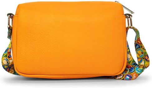 Disney Bag, Crossbody, Rectangle, Up Wilderness Explorers WE Badge, Orange, Vegan Leather in Saudi Arabia