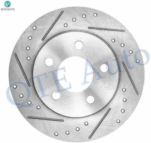 PM Auto Set of 4 Front 296mm-Rear 270mm Drilled Slotted Brake Disc Rotors For 2004-2012 Chevrolet Malibu in Saudi Arabia