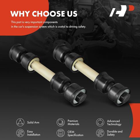 A-Premium 2 x Front Sway Bar Links Stabilizer Bar Links, Compatible with Dodge Ram 1500 2500 3500 Van, Dakota, B100, B1500, B200, B2500, B3500, CB300 & Ford Mustang & Toyota & Plymouth & Mercury & AMC in Saudi Arabia