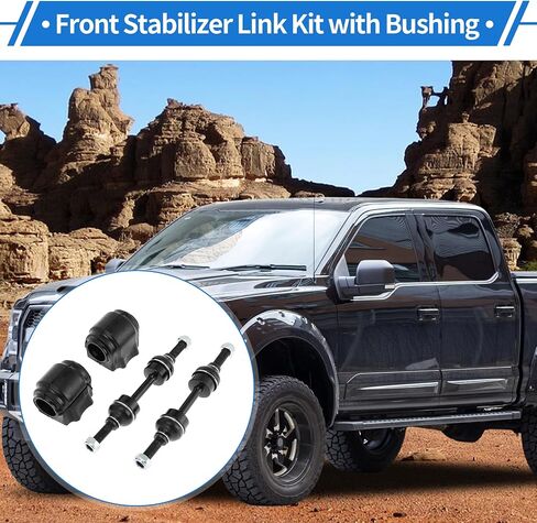 Front Stabilizer Bar Links with 2 Pcs Bushing for Ford F-150 2009-2014 2WD Sway Bar Link Kits No.K750074/K200846 1 Set in Saudi Arabia