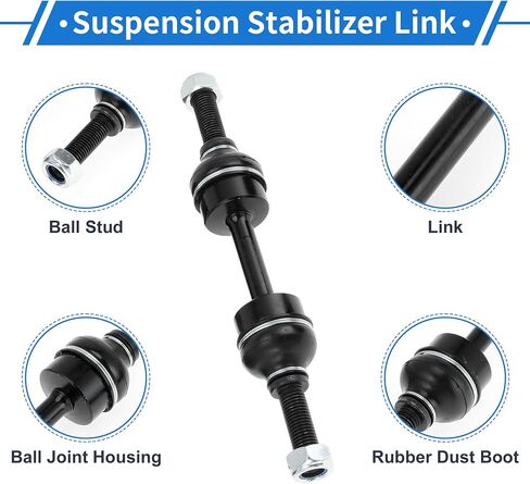 Front Stabilizer Bar Links with 2 Pcs Bushing for Ford F-150 2009-2014 2WD Sway Bar Link Kits No.K750074/K200846 1 Set in Saudi Arabia