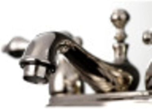 Kingston Brass KS3607AL Restoration 4 "صنبور حمام مركزي، نحاس مصقول، 6.38 × 4.5 × 3.06 in Saudi Arabia