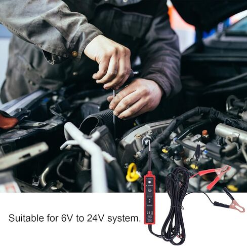 6-24V Power Circuit Tester,KIMISS Electrical Circuit Tester Detector ABS Auto Diagnostic Tool with 14.8ft Cable in Saudi Arabia