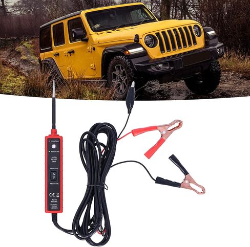 6-24V Power Circuit Tester,KIMISS Electrical Circuit Tester Detector ABS Auto Diagnostic Tool with 14.8ft Cable in Saudi Arabia
