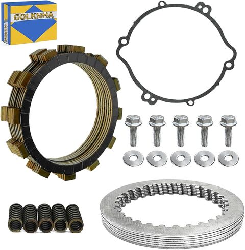 Clutch Kit & Friction Steel Plates Cover Gasket for Yamaha YZ125 2005-2024 YZ125X 2020-2024 in Saudi Arabia