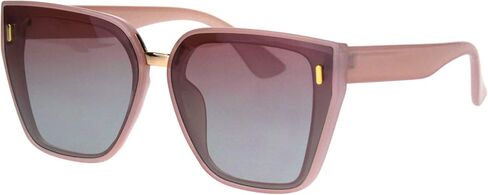 PASTL Womens Designer Style Sunglasses Oversized Trapezoid Frame UV 400 in Kuwait
