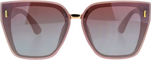 PASTL Womens Designer Style Sunglasses Oversized Trapezoid Frame UV 400 in Kuwait