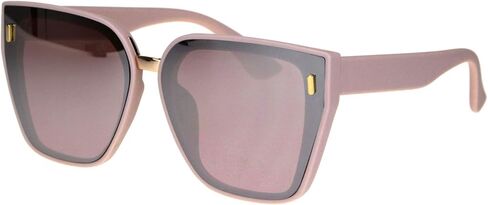 PASTL Womens Designer Style Sunglasses Oversized Trapezoid Frame UV 400 in Kuwait
