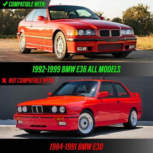 92-99 E36 3-Series Euro Headlight Wire Adapter for US Spec Low/High Beam – Head Light Wire Connector Plug (2 Piece) - Compatible with 1992-1999 BMW 3 Series E36 Coupe, Sedan and Convertible All Models in Kuwait