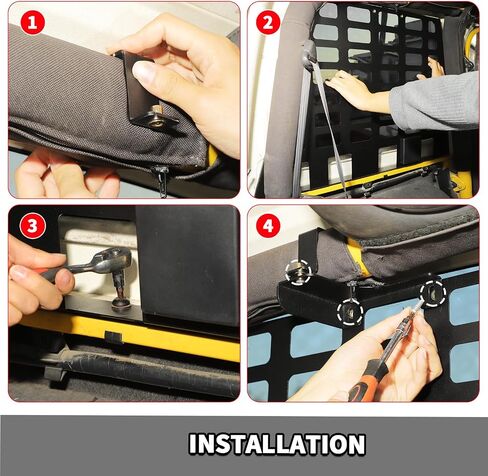 Jimen Fit for Jeep Wrangler TJ 1997-2006, 2PCS Rear Side Window Molle Panel Cargo Storage Rack in Saudi Arabia