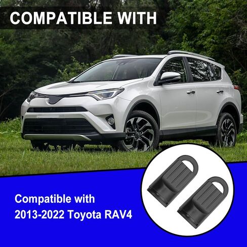 قطعتان من مشابك المفاتيح المتقاطعة على السقف، متوافقة مع Toyota RAV4 2013 2014 2015 2016 2017 2018 2019 2020 2021 2022، استبدل OE #PT278-42151-AD، PT27842151AD in Saudi Arabia