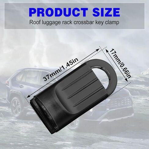قطعتان من مشابك المفاتيح المتقاطعة على السقف، متوافقة مع Toyota RAV4 2013 2014 2015 2016 2017 2018 2019 2020 2021 2022، استبدل OE #PT278-42151-AD، PT27842151AD in Saudi Arabia
