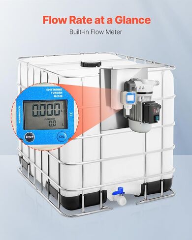 مضخة نقل Vevor DEF ، 10.5 GPM ، RIAPHRAGM RIDRGING SELF PRITER OPERT OLID OIL OLID AUTOMOTIVE AUTOMOTIVE OIL ، 110V ، 375W ، 26.25 FT LIVE in Kuwait