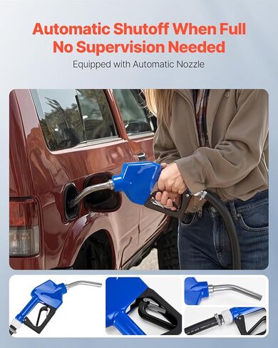 مضخة نقل Vevor DEF ، 10.5 GPM ، RIAPHRAGM RIDRGING SELF PRITER OPERT OLID OIL OLID AUTOMOTIVE AUTOMOTIVE OIL ، 110V ، 375W ، 26.25 FT LIVE in Kuwait