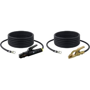 200 Amp Welding Leads Assembly Set - Terminal Lug Connector - #2 AWG Cable (25 FEET Each Lead) in Saudi Arabia
