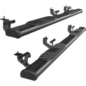 TAC Arrow Side Steps Running Boards Compatible with 2020-2024 Jeep Gladiator JT Truck 5" Aluminum Texture Black Step Rails Nerf Bars Off-Road Accessories in Saudi Arabia