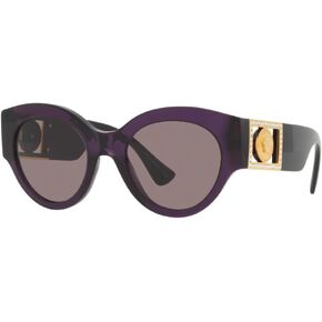 نظارة شمسية فيرساتشي VE 4438 B 53847N بني أرجواني شفاف in Kuwait