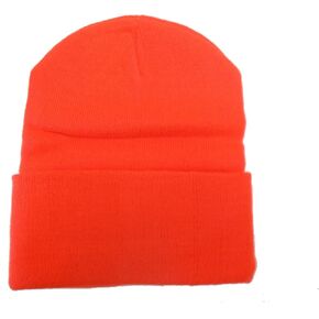 Hunter Orange Long Beanie/Knit Ski Hat/Warm in Winter! in Saudi Arabia