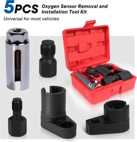 O2 Sensor Socket, 1/2 Inch Drive by 7/8 Inch Oxygen Sensor Socket, Automotive Oxygen Sensor Removal Tool with Side Wire Gate in Kuwait
