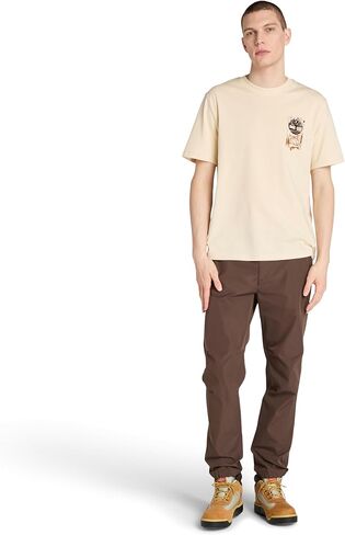Timberland Men's Brand Carrier Slogan Back Graphic T-Shirt in Saudi Arabia
