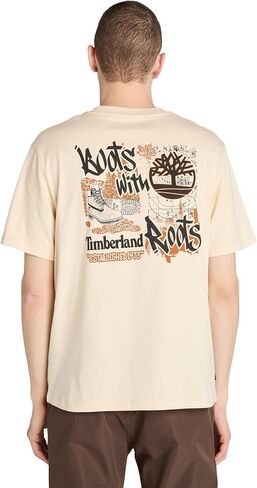 Timberland Men's Brand Carrier Slogan Back Graphic T-Shirt in Saudi Arabia