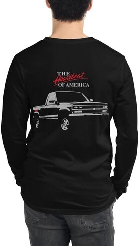 1988 Chevy CK 1500 Pickup Truck Heartbeat of America Unisex Long Sleeve Tee in Saudi Arabia