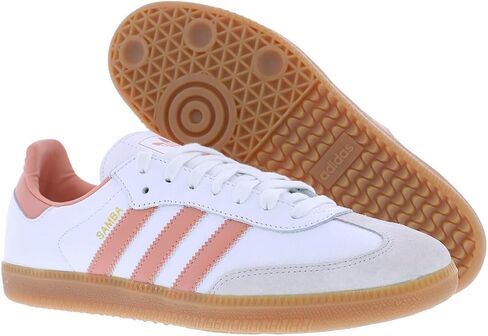 adidas Samba Og Womens Shoes Size 10.5, Color: Cloud White/Wonder Clay/Crystal White-White in Saudi Arabia