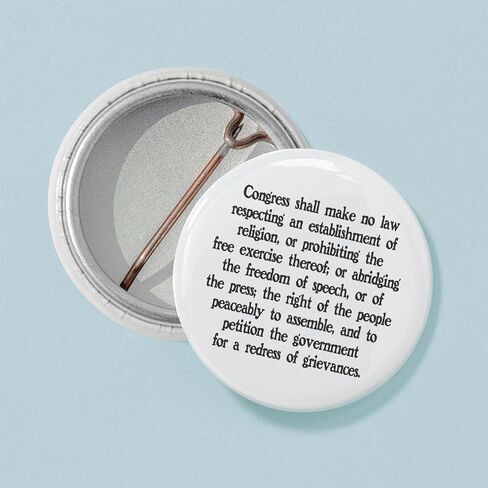 CafePress التعديل الأول 1 "زر صغير مستدير in Saudi Arabia