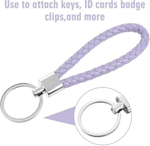 6Pcs Leather Keychains for Women,Wristlet Keychain, Car Keychain for Women, Fancy Fun Cool Keychains,Small Leather Key Lanyard, Key Holder Pack in Saudi Arabia