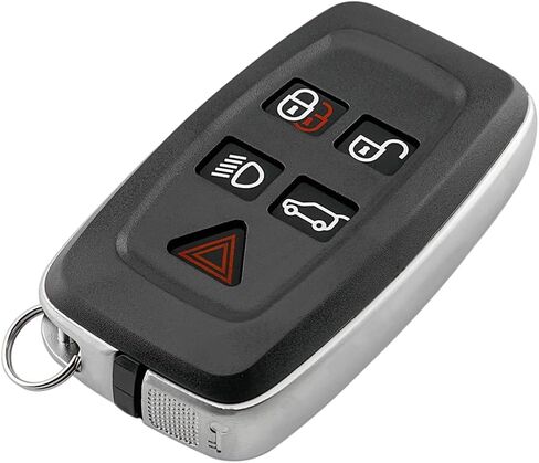 Key Fob Cover Case Replacement 5 Buttons Key Fob Remote Control Shell Case - Compatible for Land Rover 2010-2015 for Land Rover LR4 2010-2015 in Saudi Arabia