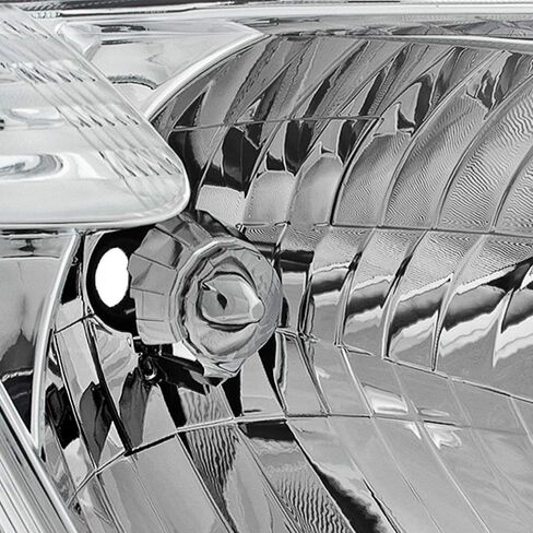 AKKON - Fits 2008 2009 2010 Toyota highlander [Halogen Type] Chrome Headlights Pair Left+Right Replacement in Saudi Arabia