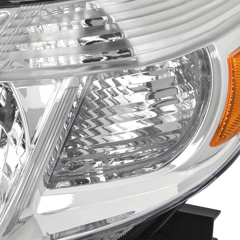 AKKON - Fits 2008 2009 2010 Toyota highlander [Halogen Type] Chrome Headlights Pair Left+Right Replacement in Saudi Arabia