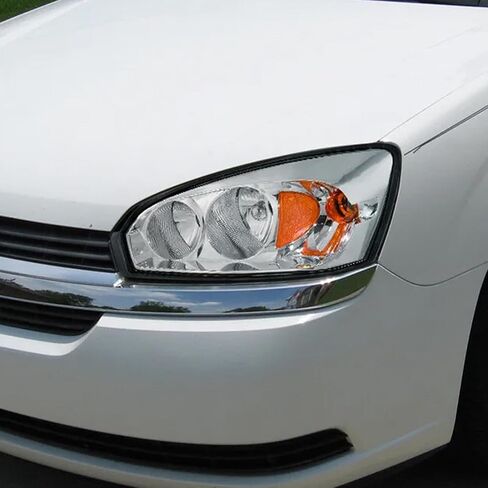 لـ 2004 2005 2006 2007 Chevy Malibu، 2008 Malibu Classic Model مجموعة المصابيح الأمامية جهاز العرض استبدال المصابيح الأمامية الهالوجين للسائق وجانب الركاب استبدال GM2502235، GM2503235 in Kuwait