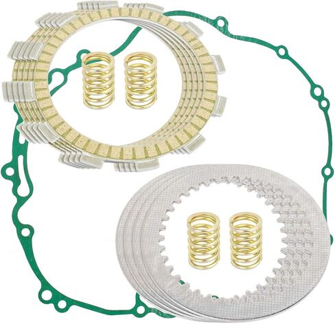 Caltric Clutch Friction Plates And Gasket Kit Compatible with Kawasaki Bayou 300 Klf300C 1989-2005 in Saudi Arabia