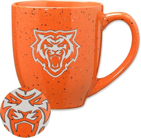 Rico Industries NCAA Iowa Hawkeyes Secondary 16 oz Team Color Laser Engraved Speckled Ceramic Coffee Mug in Saudi Arabia