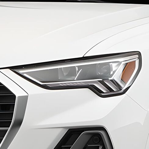 مجموعة تلوين المصابيح الأمامية الكاملة من BOGAR TECH DESIGNS متوافقة مع Audi Q3 2019-2025، دخان داكن in Saudi Arabia