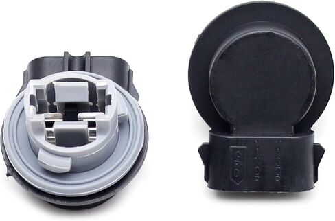 iJDMTOY زوج OE-Spec L-Shape 3157 4157 T25 المصباح الأمامي لوقوف السيارات/التخليص، مقابس محول قابس لمبة إشارة الانعطاف متوافقة مع Ford F150 F250 F350 Explorer Mustang Focus، إلخ in Saudi Arabia